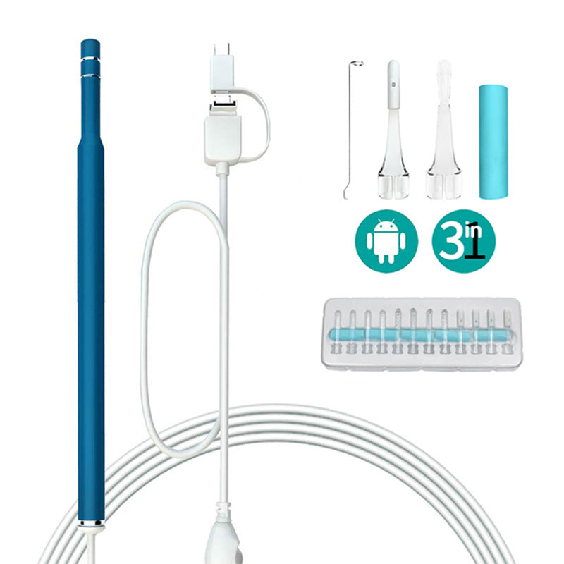 3-in-1 Ohrenschmalzentferner mit Kamera