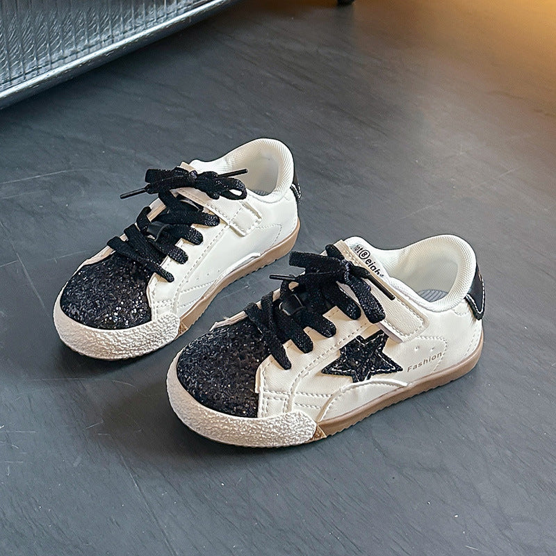 Baby Lauflernschuhe mit Pailletten