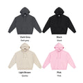 Kapuzenpullover mit Augenmaske und Fleecefutter