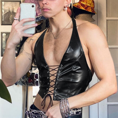 Herren Halterneck Top für den Ausgang