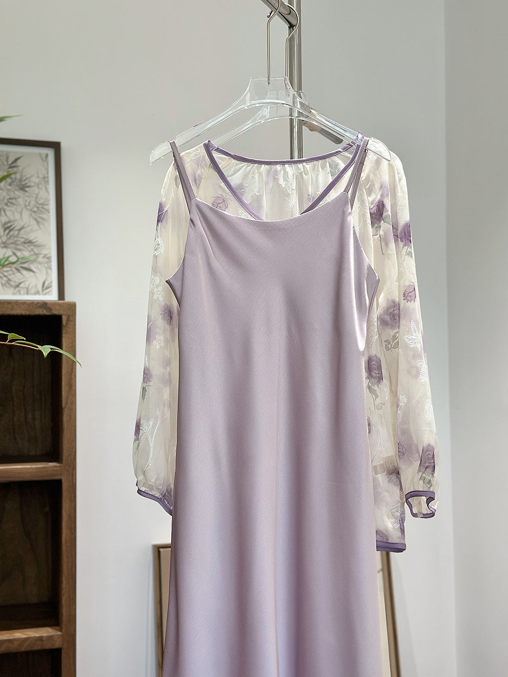 Elegantes Slip Dress im New Chinese-Stil