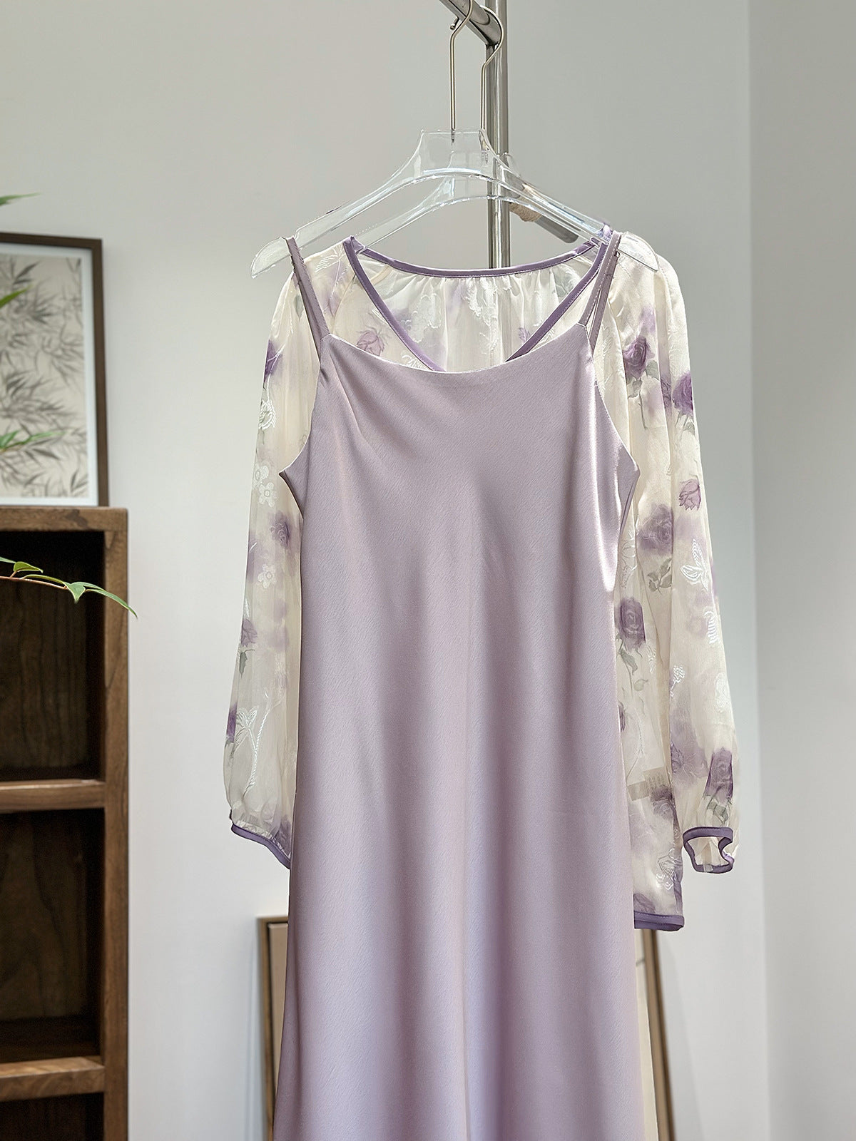 Elegantes Slip Dress im New Chinese-Stil
