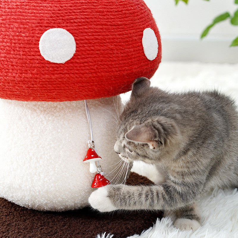 Roter Pilz Katzen-Kratzbaum