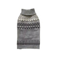 Grauer Fair Isle Hundepullover | LuxeStyle