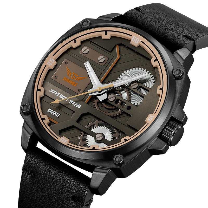 Quarz-Armbanduhr für Herren, wasserdicht