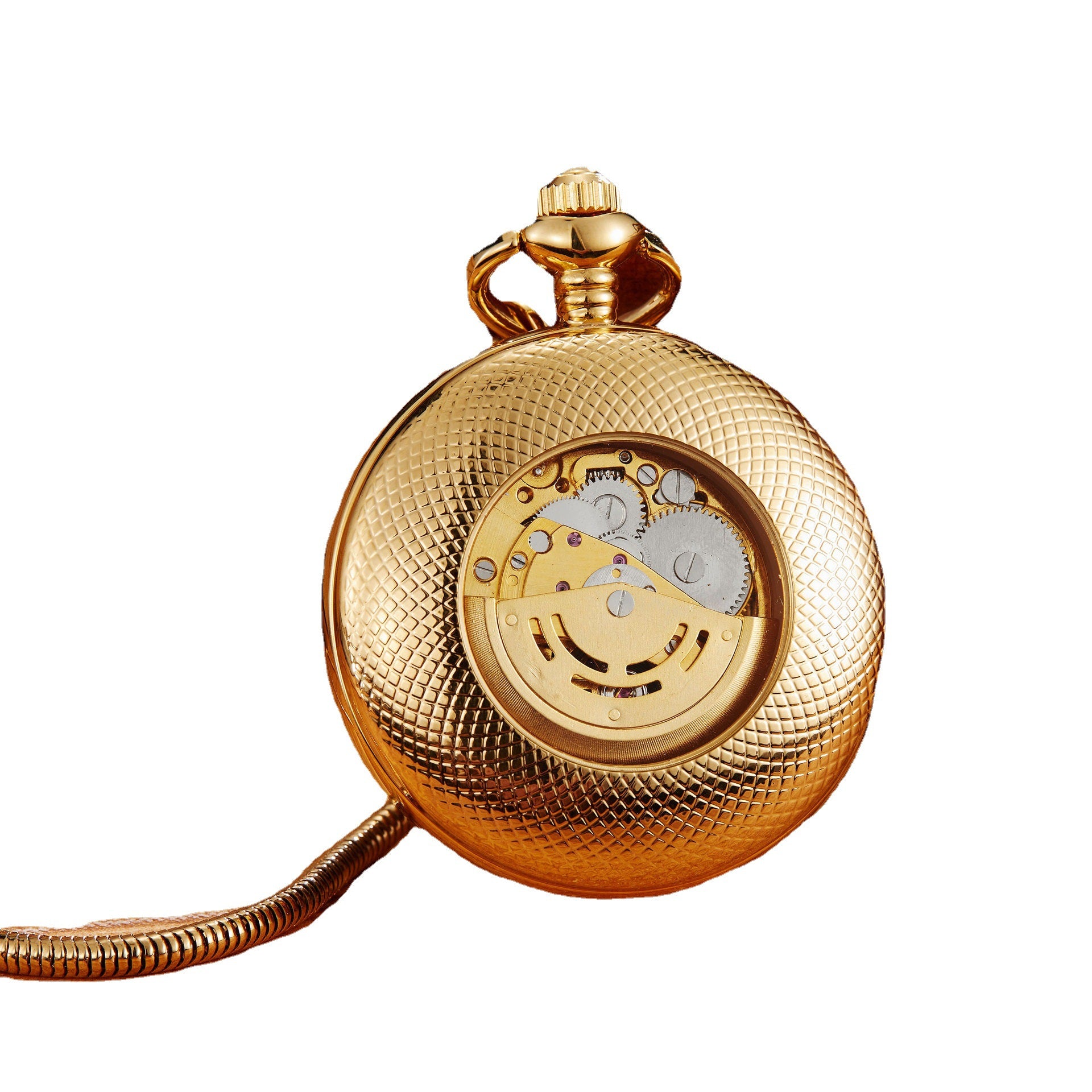 Mechanische Taschenuhr mit Klappdeckel