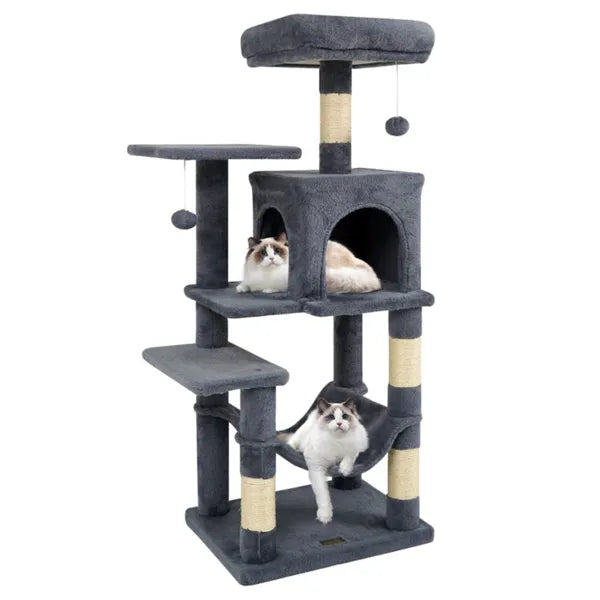44" Katzenbaum mit Top-Plattform & Hängematte