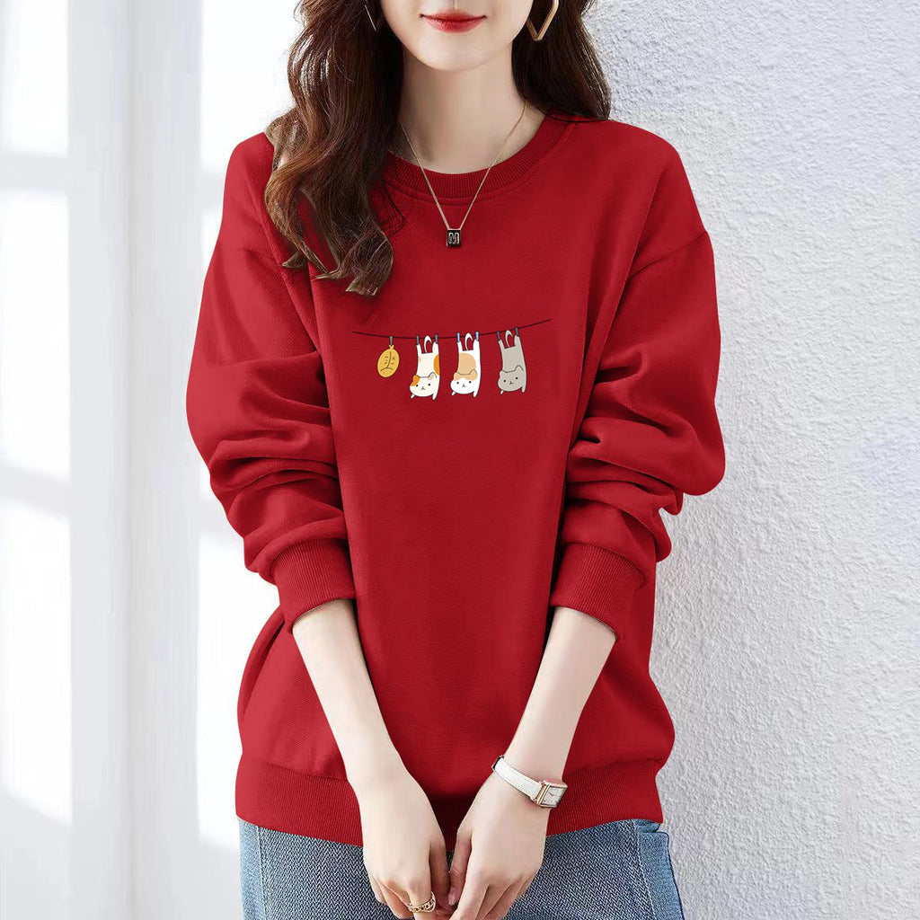 Damen-Designer-Sweatshirt für stylischen Winter-Look