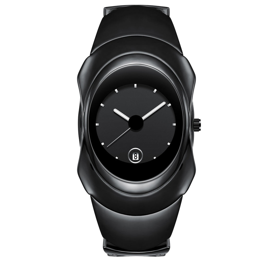 Quarz-Armbanduhr, schwarz, 11 mm Gehäusedicke – Bild 10 | LuxeStyle