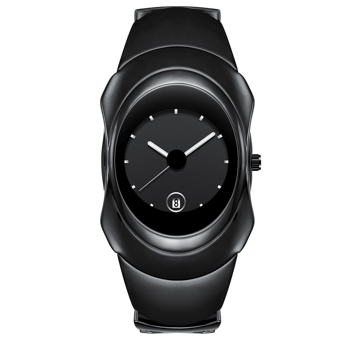 Quarz-Armbanduhr, schwarz, 11 mm Gehäusedicke – Bild 10 | LuxeStyle