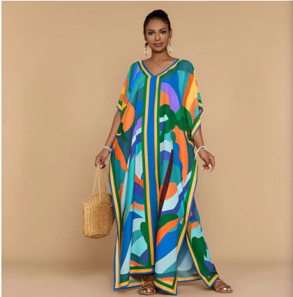 Ethno-Kleid mit Fledermausärmeln – Bild 6 | LuxeStyle
