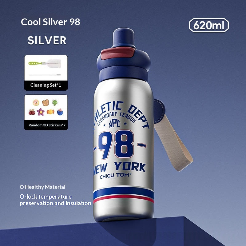 Thermobecher für Kinder mit Strohhalm, 620 ml – Bild 5 | LuxeStyle