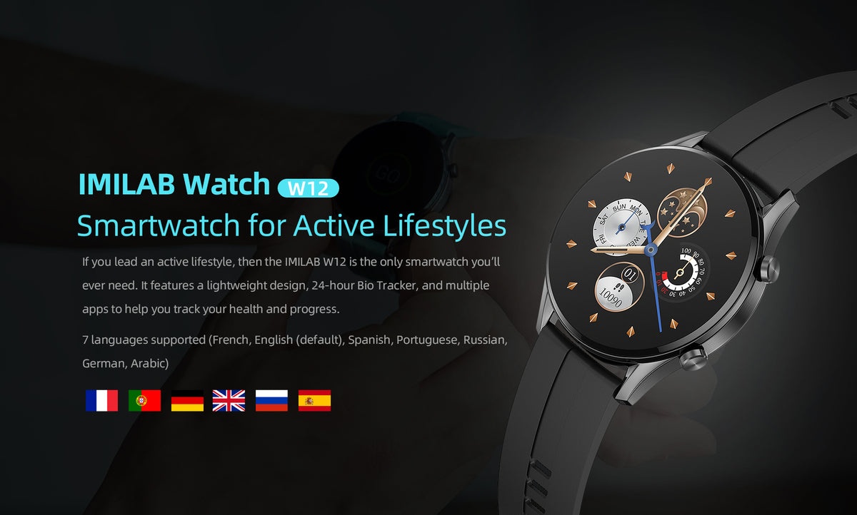IMILAB W12 Smartwatch – Fitness Tracker – Bild 14 | LuxeStyle