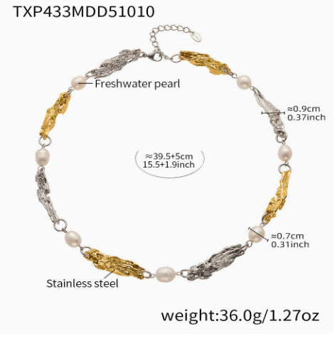 Perlen-Armband und Halskette