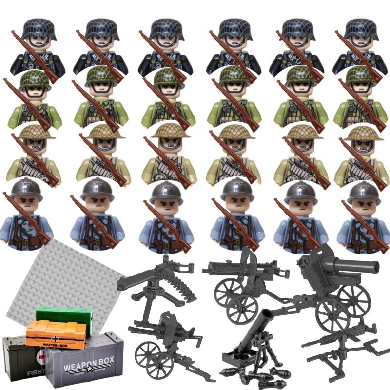 WW2 Militär-Bausteine für Kinder