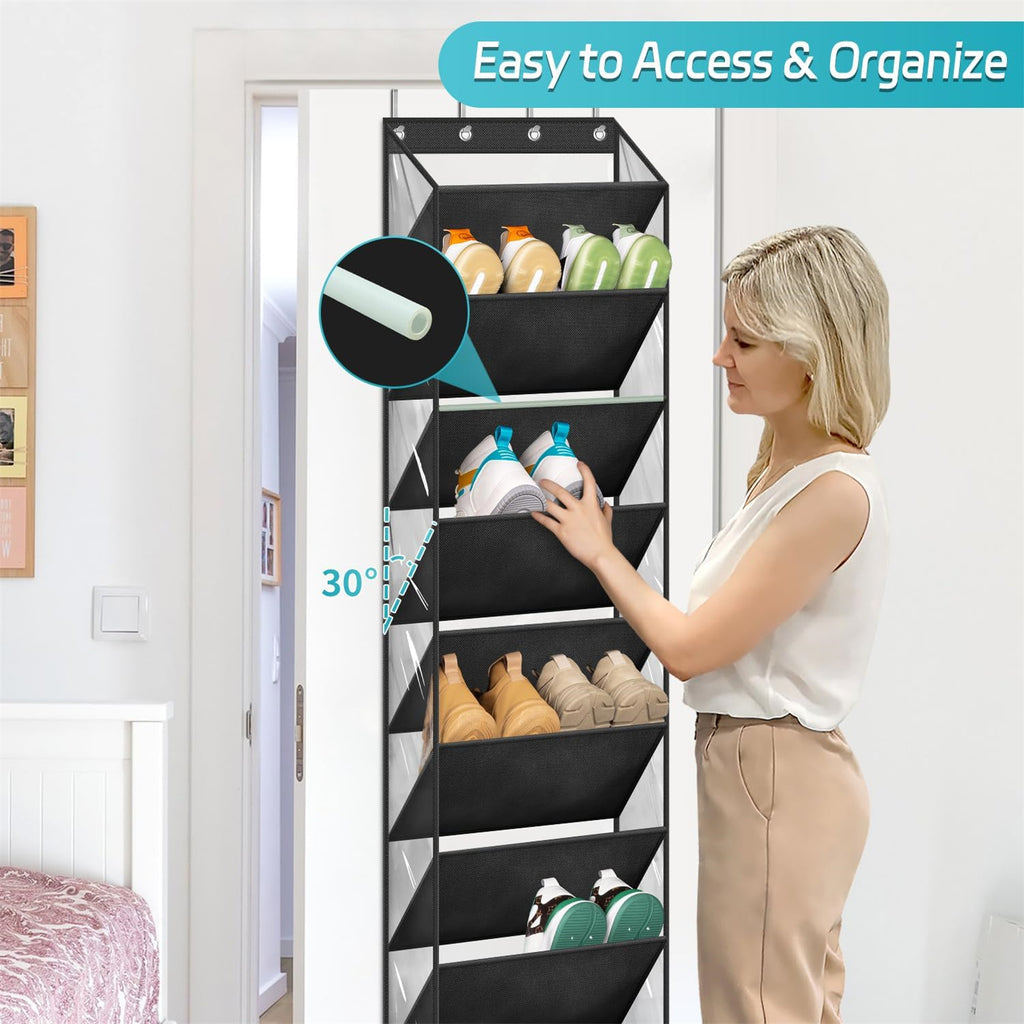Schuh-Organizer für die Tür, 10 Fächer