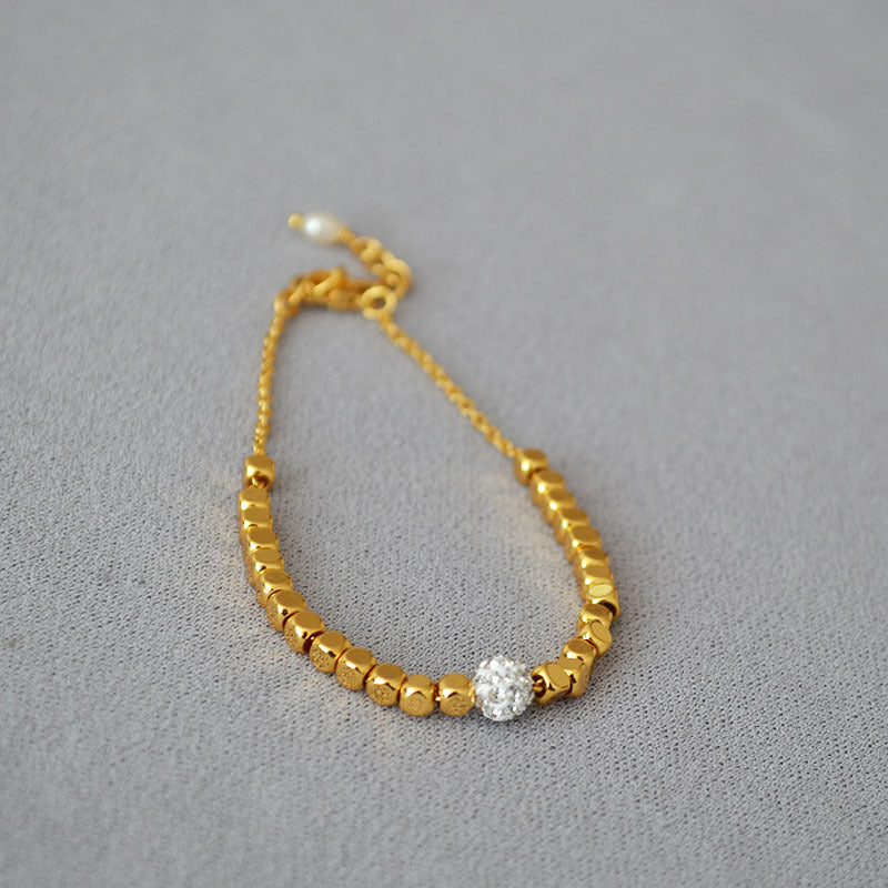 Gold-Edelsteinarmband – Bild 1 | LuxeStyle
