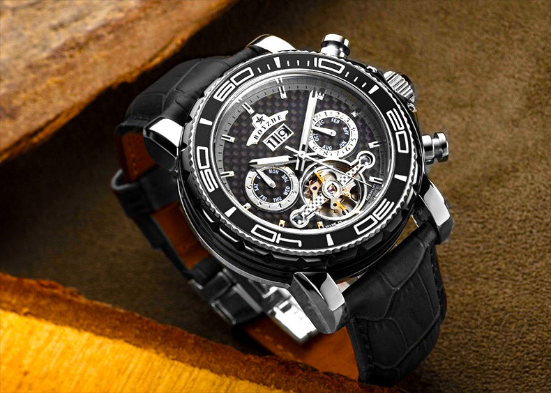 Herren Automatikuhr – schlicht & elegant – Bild 3 | LuxeStyle