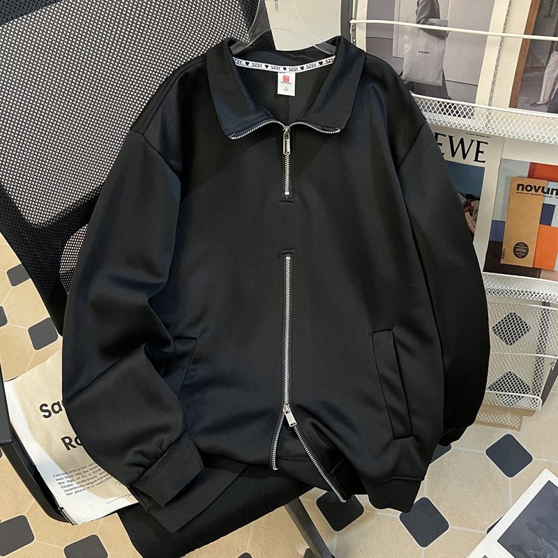 Relaxed Hoodie mit Doppelreissverschluss