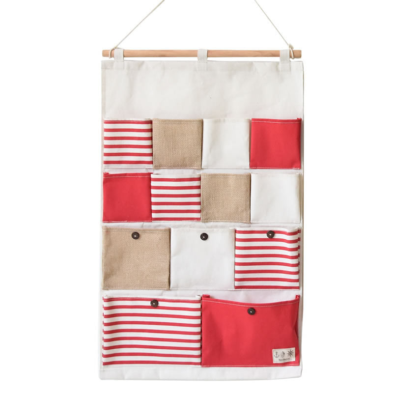 Hänge-Organizer aus Baumwolle und Leinen | LuxeStyle