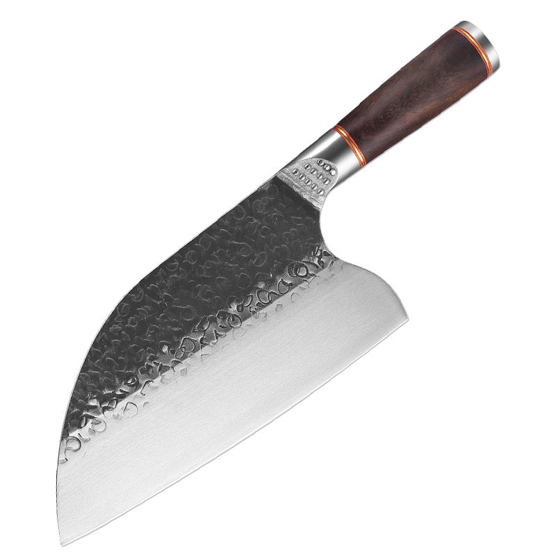 Geschmiedetes Edelstahl-Hackmesser mit Hammerschlag