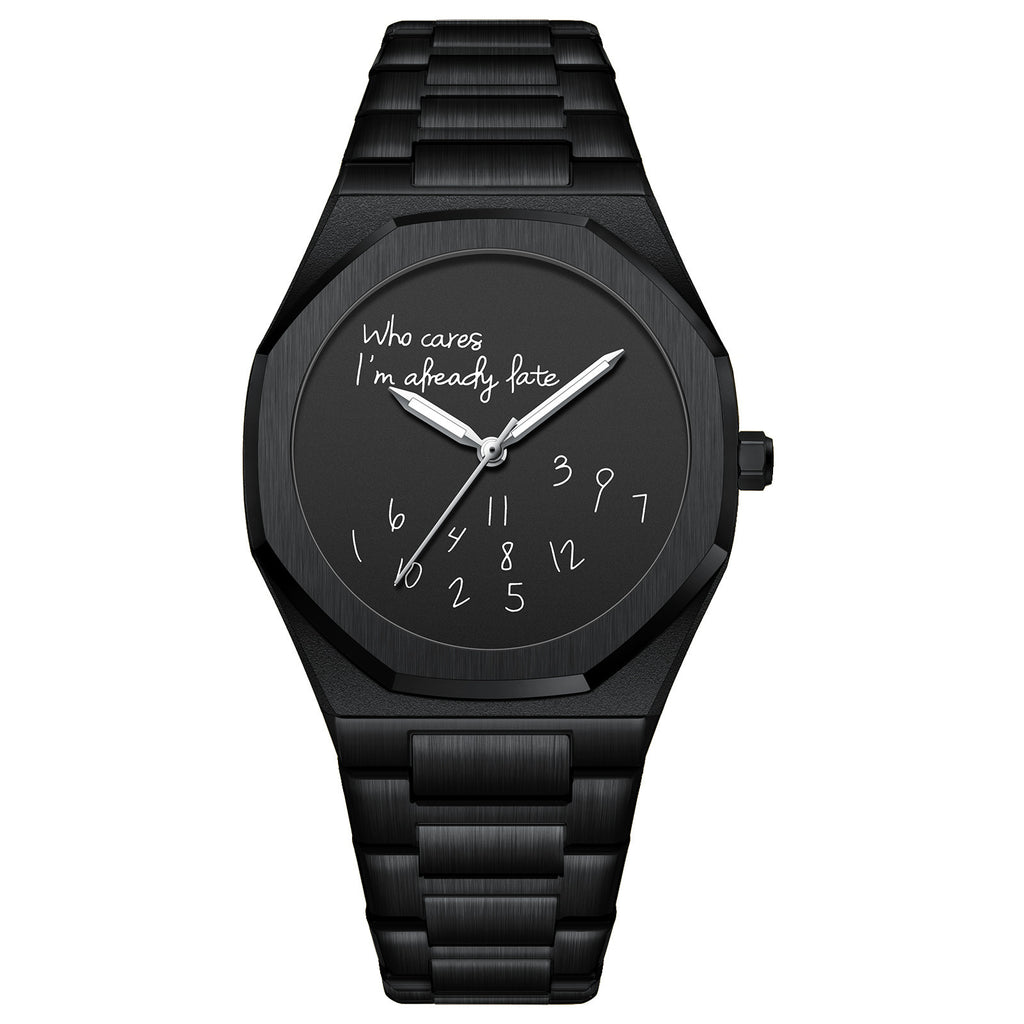 Herren-Armbanduhr Edelstahl