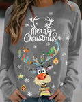 Weihnachts-Sweatshirt mit Rundhalsausschnitt – Bild 3 | LuxeStyle