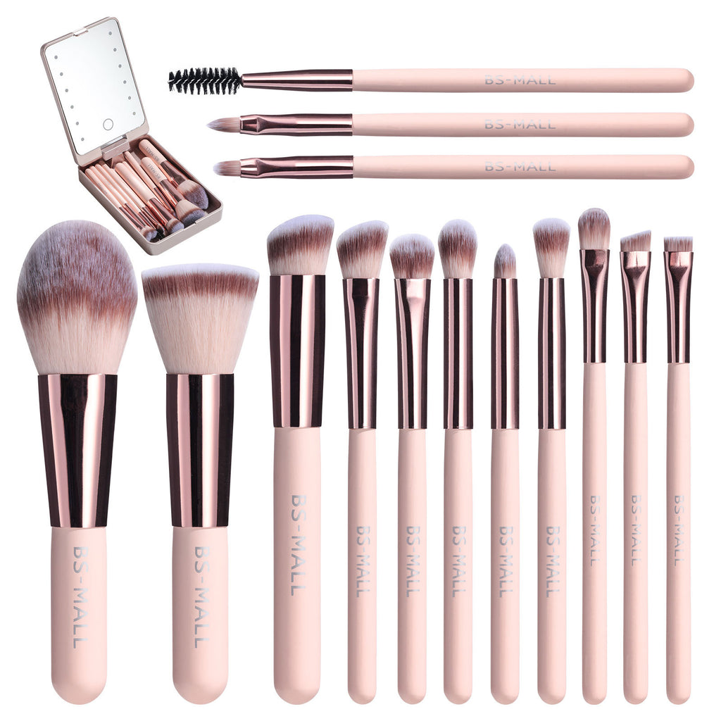Luminous Mirror & Pinselset (14-teilig) – Bild 7 | LuxeStyle