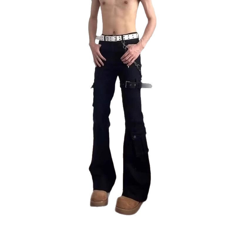 Strap-flared Denim Jeans für Herren