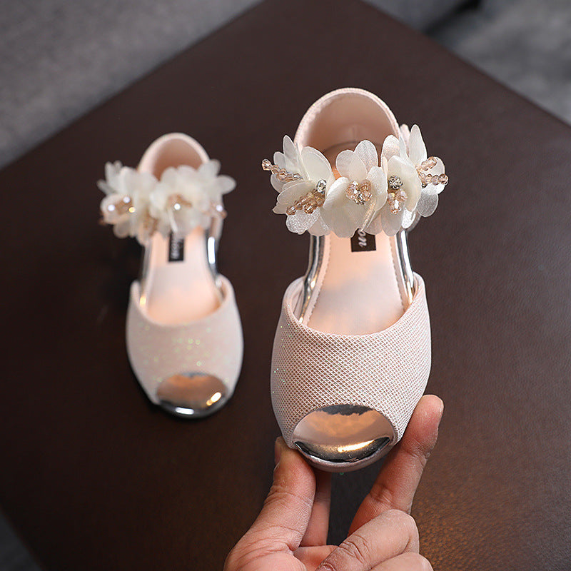 Sommer-Sandalen mit Blumen-Design für Kinder