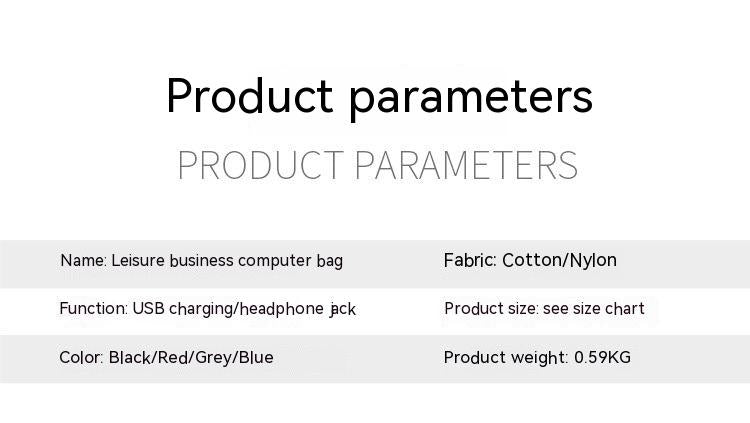 USB Lade Rucksack