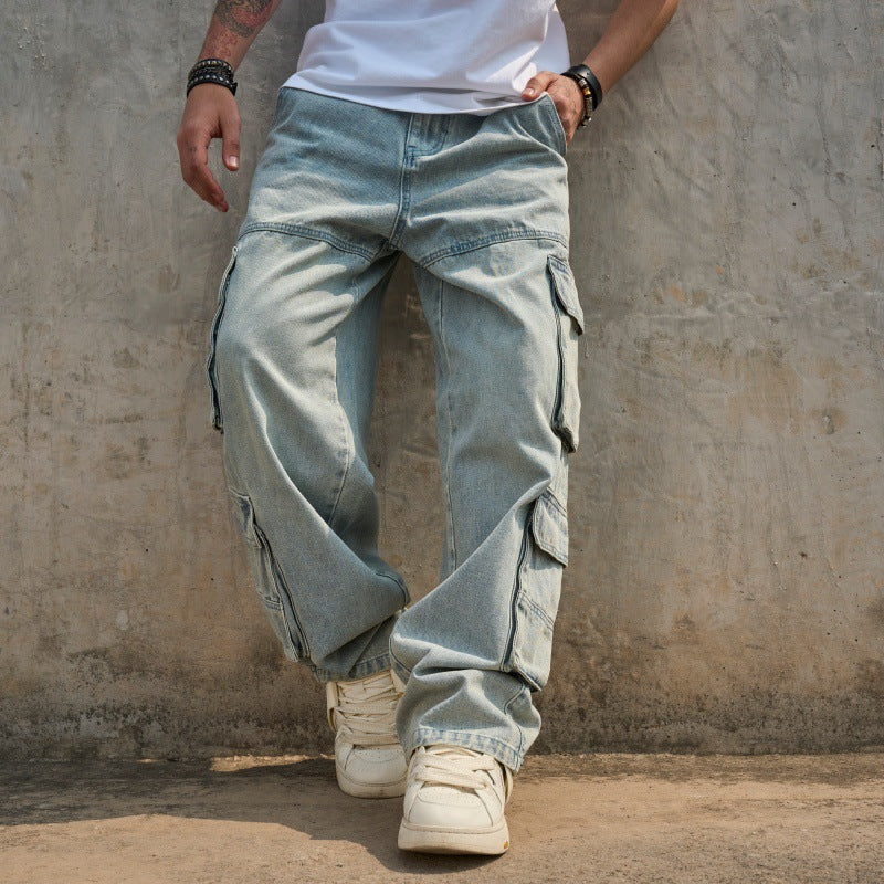 Hohe Casual-Jeans