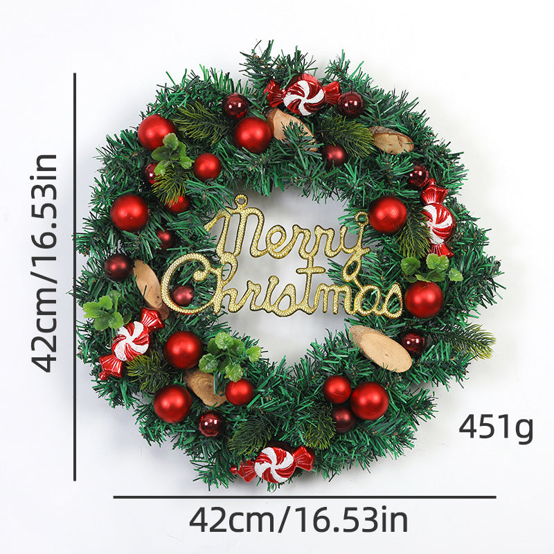 Weihnachtskranz 40 cm Türhänger – Bild 10 | LuxeStyle