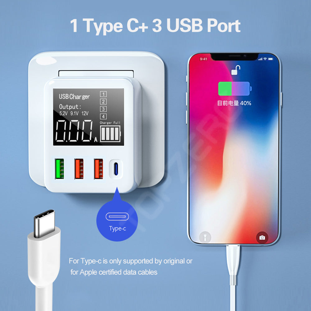 Smart Travel Charger mit Schnellladefunktion
