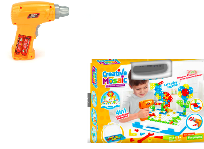 Kreatives Schraubpuzzle-Set für Kinder