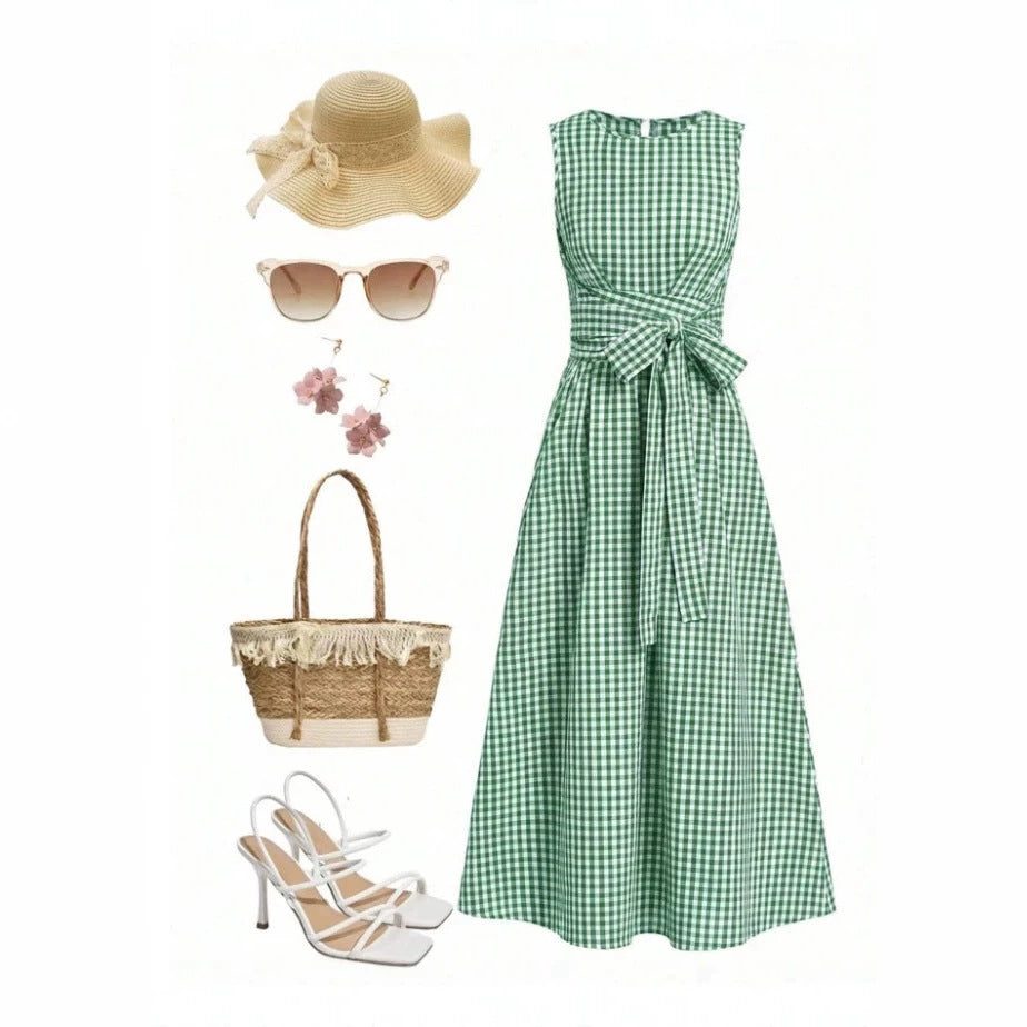 Boho Blumen Resort Maxikleid – Bild 9 | LuxeStyle