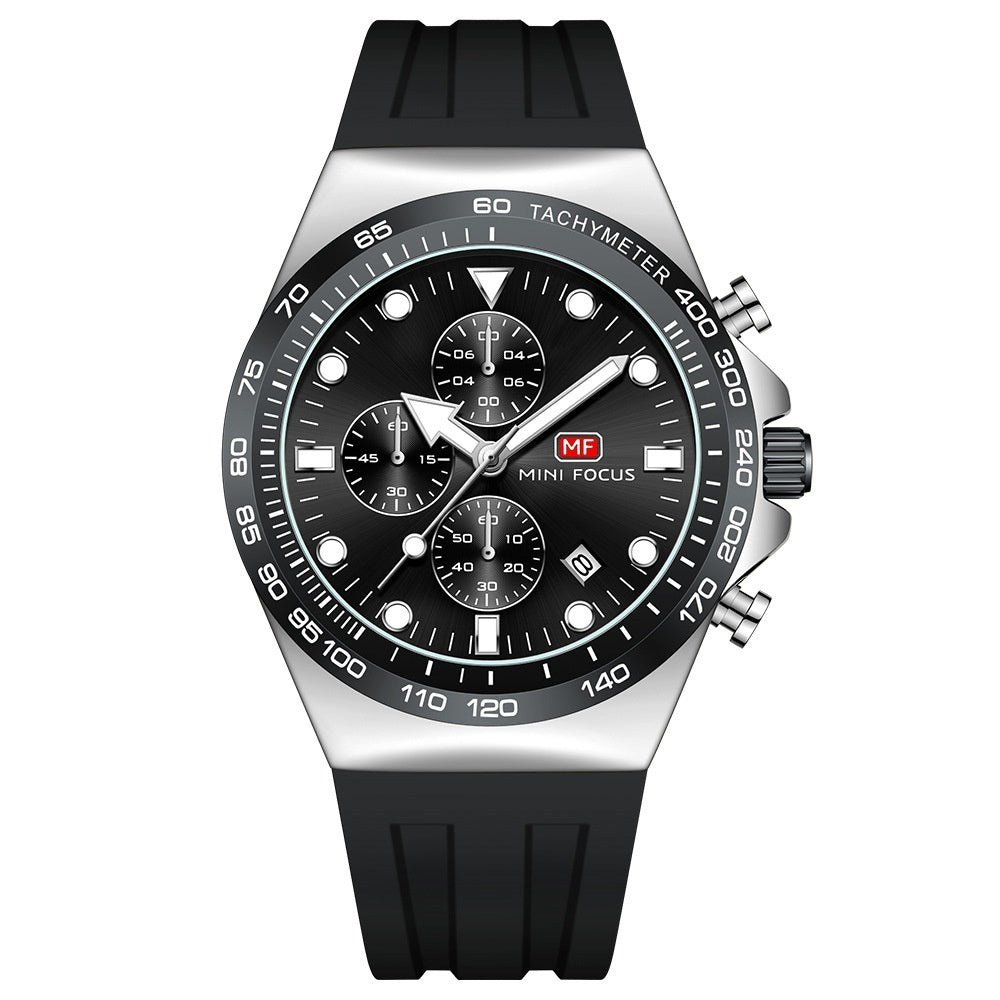 Herren Sportliche Multifunktionsquarzuhr