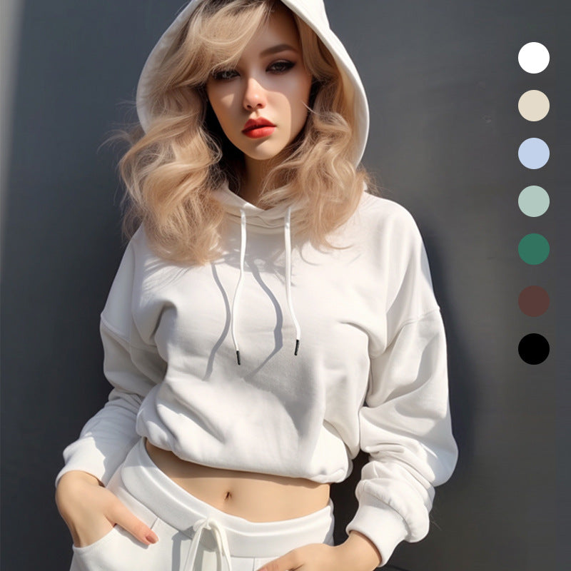Kapuzen-Fleece-Hoodie für Damen – Bild 5 | LuxeStyle