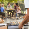 Tragbares Grill-Set aus Edelstahl