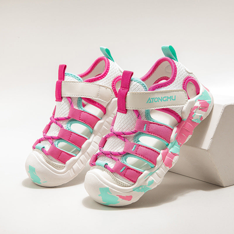 Kinder-Outdoorsandalen mit geschlossener Zehenpartie