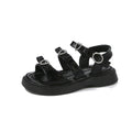 Herzförmige Sandalen mit Strass