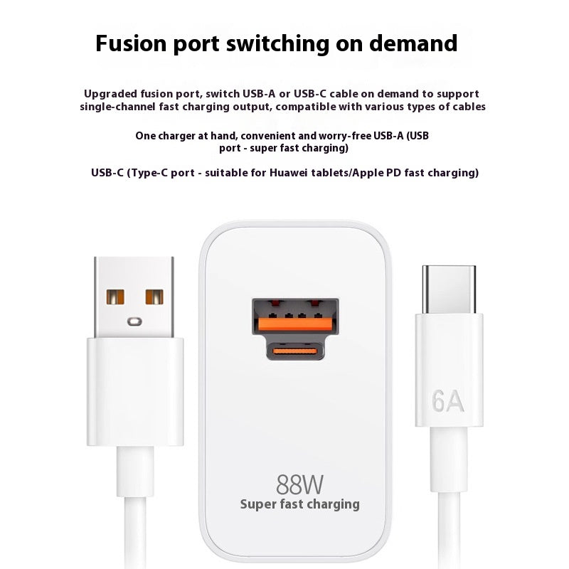 Super Fast Charging Set mit 100W Dual-Port