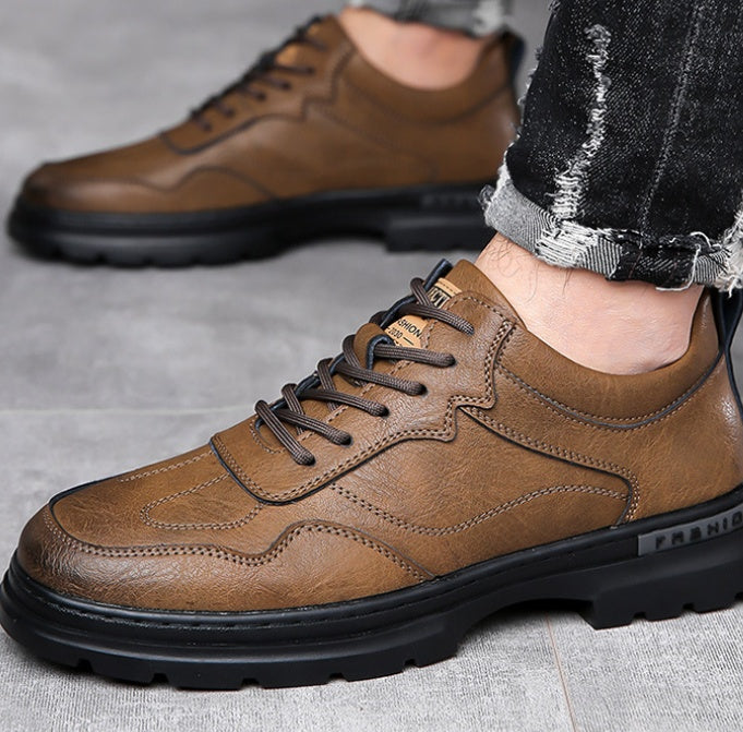 Lässige Leder-Outdoorschuhe für Herren – Bild 6 | LuxeStyle