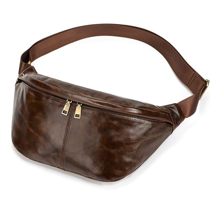 Leder-Brusttasche für Herren – Ansicht 2