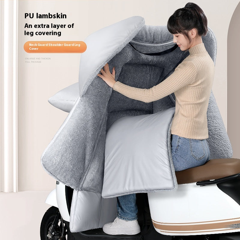 Regendichter Windschutz für E-Scooter & Töffli
