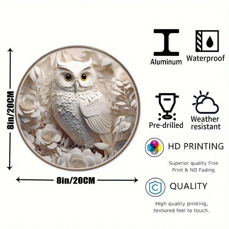 Aluminium-Dekoration rund 20 × 20 cm – Bild 2 | LuxeStyle