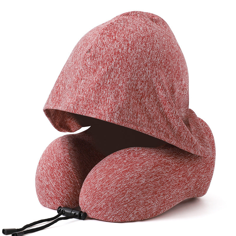 Nackenkissen mit Kapuze und Memory-Schaum – Bild 5 | LuxeStyle