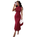 Elegantes Polka-Dot Maxikleid – Bild 1 | LuxeStyle