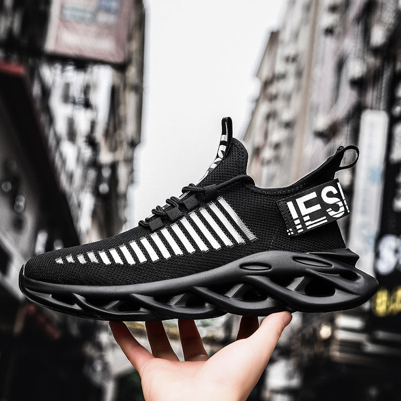 Atmungsaktiver Herren-Sneaker mit Schnürung – Bild 3 | LuxeStyle