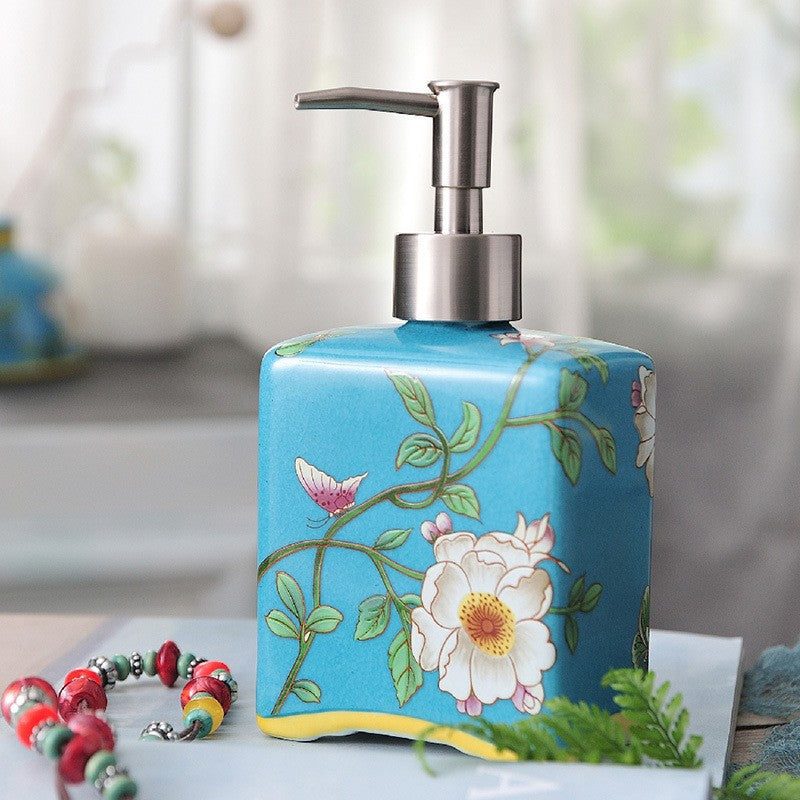Keramik-Lotion-Spender im China-Stil